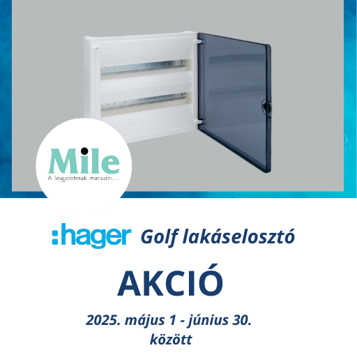 HAGER  - Golf lakáselosztó akció